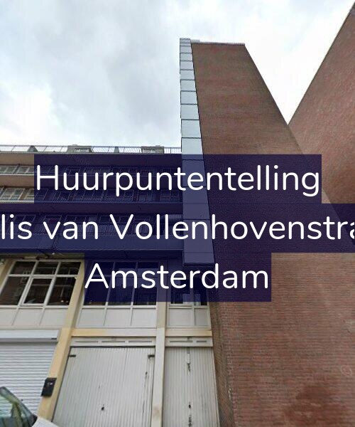 Foto gevel Huurpuntentelling voor Cornelis van Vollenhovenstraat 26, Amsterdam