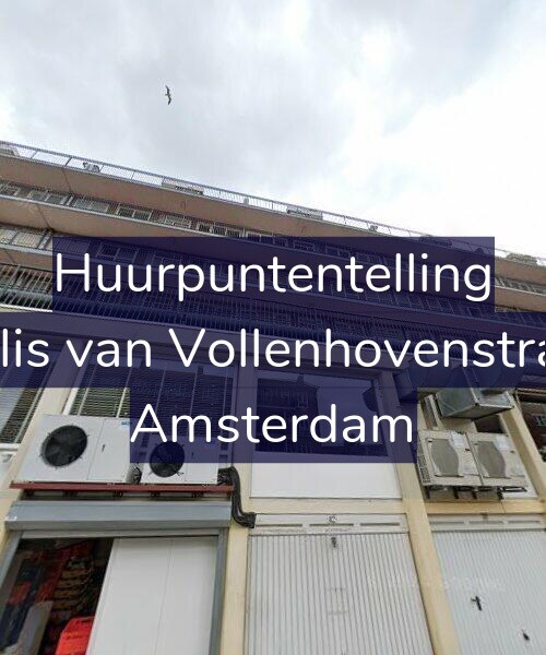 Foto gevel Huurpuntentelling voor Cornelis van Vollenhovenstraat 58, Amsterdam