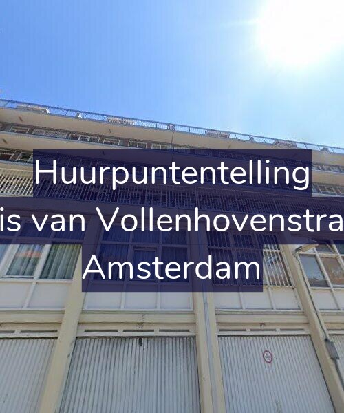 Foto gevel Huurpuntentelling voor Cornelis van Vollenhovenstraat 164, Amsterdam