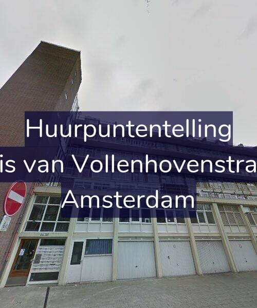 Foto gevel Huurpuntentelling voor Cornelis van Vollenhovenstraat 176, Amsterdam