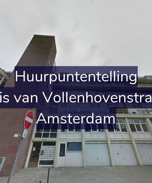 Foto gevel Huurpuntentelling voor Cornelis van Vollenhovenstraat 180, Amsterdam
