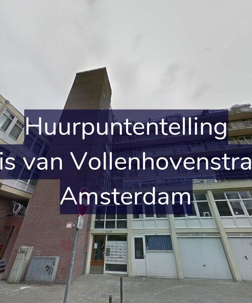 Foto gevel Huurpuntentelling voor Cornelis van Vollenhovenstraat 184, Amsterdam