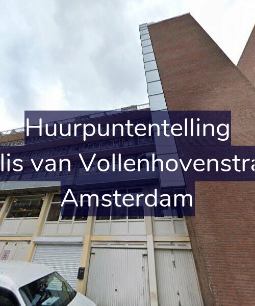 Foto gevel Huurpuntentelling voor Cornelis van Vollenhovenstraat 30, Amsterdam