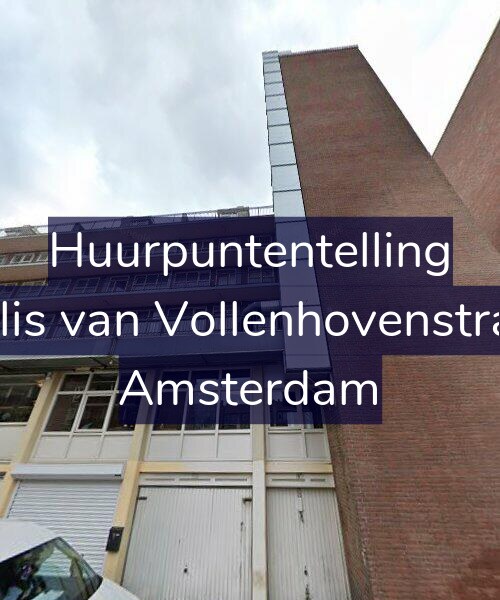 Foto gevel Huurpuntentelling voor Cornelis van Vollenhovenstraat 28, Amsterdam