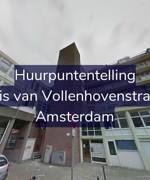 Foto gevel Huurpuntentelling voor Cornelis van Vollenhovenstraat 190, Amsterdam