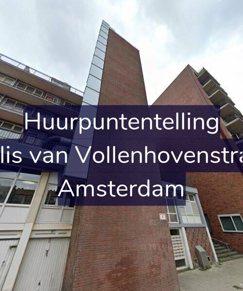 Foto gevel Huurpuntentelling voor Cornelis van Vollenhovenstraat 20, Amsterdam