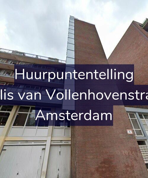 Foto gevel Huurpuntentelling voor Cornelis van Vollenhovenstraat 24, Amsterdam