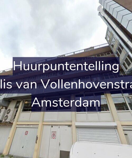 Foto gevel Huurpuntentelling voor Cornelis van Vollenhovenstraat 38, Amsterdam