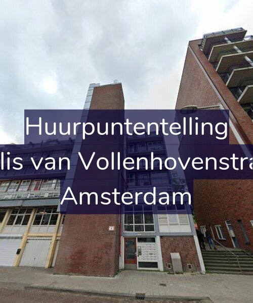 Foto gevel Huurpuntentelling voor Cornelis van Vollenhovenstraat 14, Amsterdam