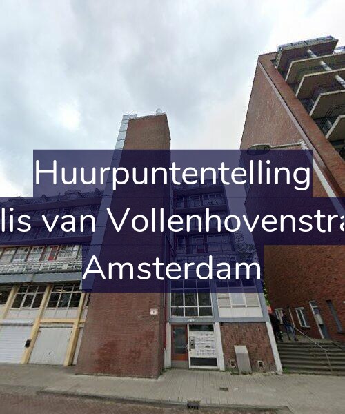 Foto gevel Huurpuntentelling voor Cornelis van Vollenhovenstraat 10, Amsterdam
