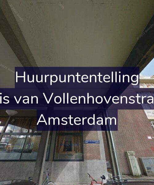 Foto gevel Huurpuntentelling voor Cornelis van Vollenhovenstraat 200, Amsterdam