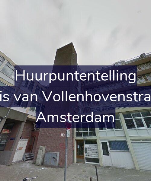 Foto gevel Huurpuntentelling voor Cornelis van Vollenhovenstraat 188, Amsterdam