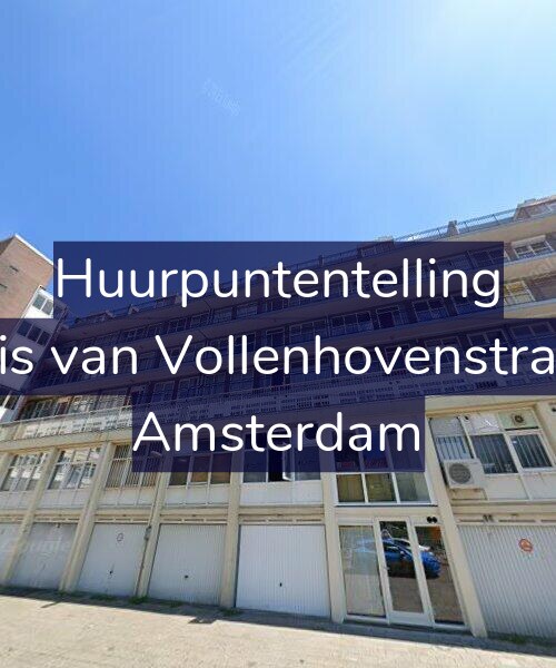 Foto gevel Huurpuntentelling voor Cornelis van Vollenhovenstraat 154, Amsterdam