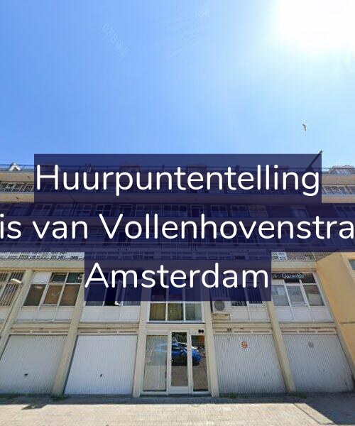 Foto gevel Huurpuntentelling voor Cornelis van Vollenhovenstraat 148, Amsterdam