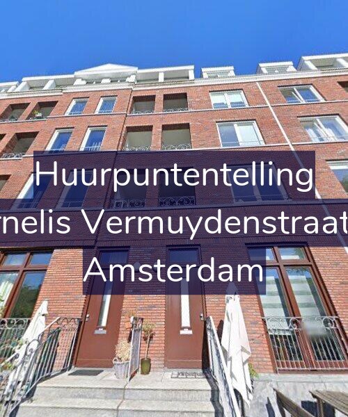 Foto gevel Huurpuntentelling voor Cornelis Vermuydenstraat 58, Amsterdam