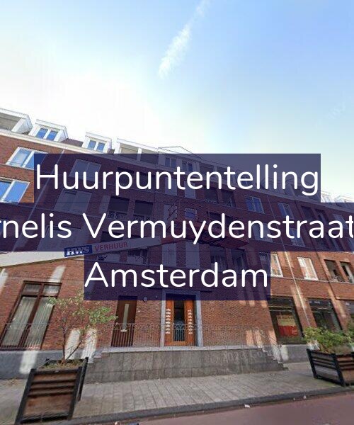 Foto gevel Huurpuntentelling voor Cornelis Vermuydenstraat 26, Amsterdam