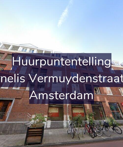 Foto gevel Huurpuntentelling voor Cornelis Vermuydenstraat 32, Amsterdam