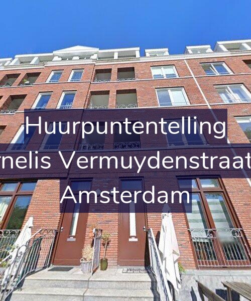 Foto gevel Huurpuntentelling voor Cornelis Vermuydenstraat 66, Amsterdam
