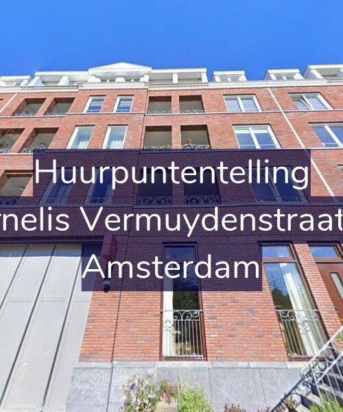 Foto gevel Huurpuntentelling voor Cornelis Vermuydenstraat 12, Amsterdam
