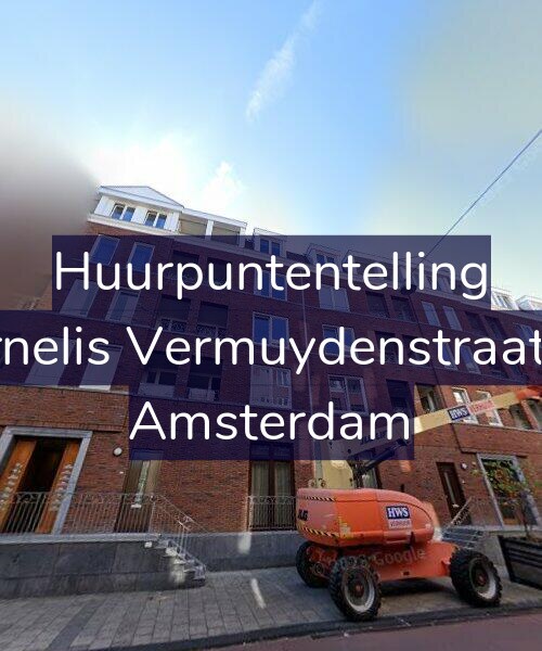 Foto gevel Huurpuntentelling voor Cornelis Vermuydenstraat 62, Amsterdam