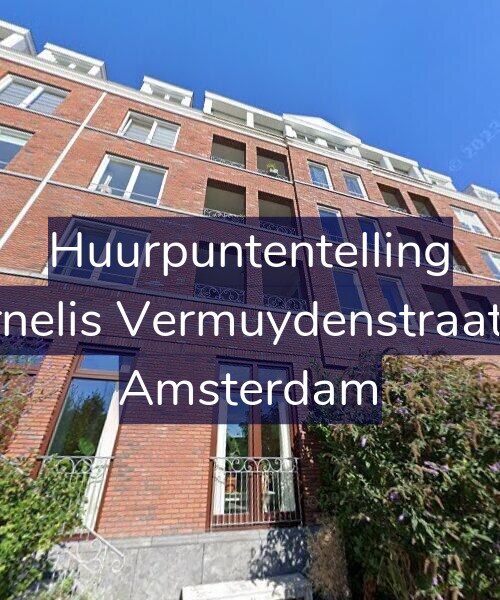 Foto gevel Huurpuntentelling voor Cornelis Vermuydenstraat 40, Amsterdam