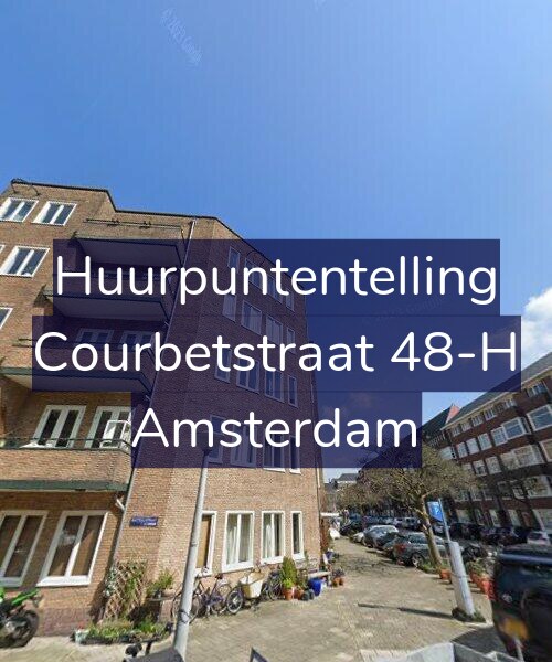 Foto gevel Huurpuntentelling voor Courbetstraat 48-H, Amsterdam