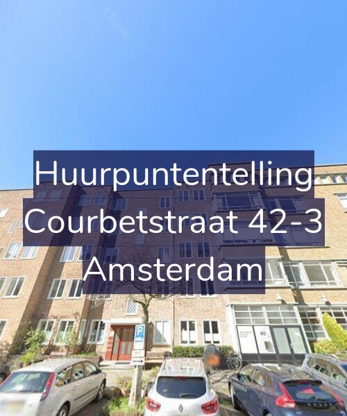 Foto gevel Huurpuntentelling voor Courbetstraat 42-3, Amsterdam