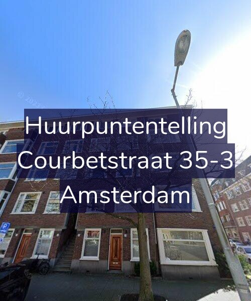 Foto gevel Huurpuntentelling voor Courbetstraat 35-3, Amsterdam