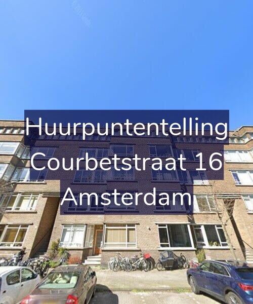 Foto gevel Huurpuntentelling voor Courbetstraat 16, Amsterdam