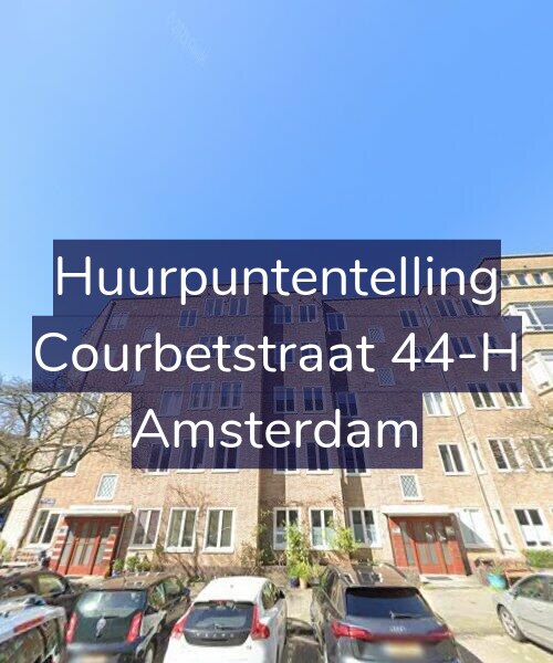Foto gevel Huurpuntentelling voor Courbetstraat 44-H, Amsterdam
