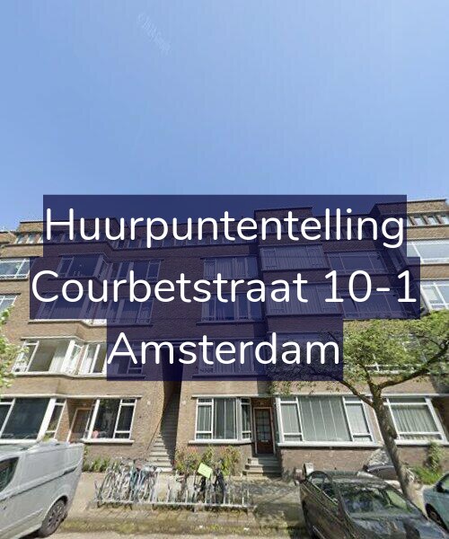 Foto gevel Huurpuntentelling voor Courbetstraat 10-1, Amsterdam