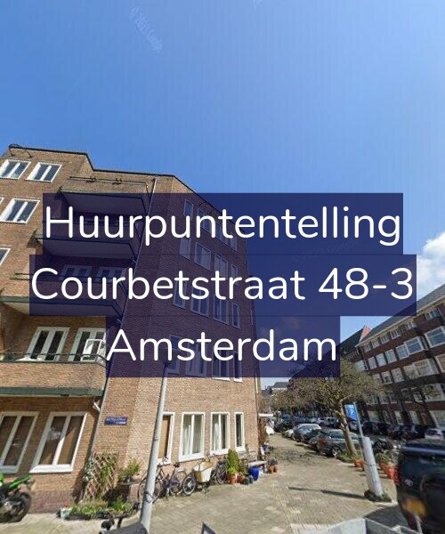 Foto gevel Huurpuntentelling voor Courbetstraat 48-3, Amsterdam