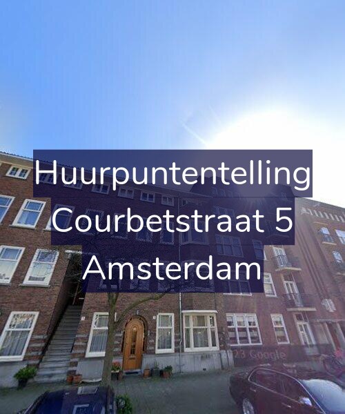 Foto gevel Huurpuntentelling voor Courbetstraat 5, Amsterdam
