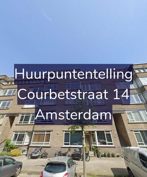 Foto gevel Huurpuntentelling voor Courbetstraat 14, Amsterdam