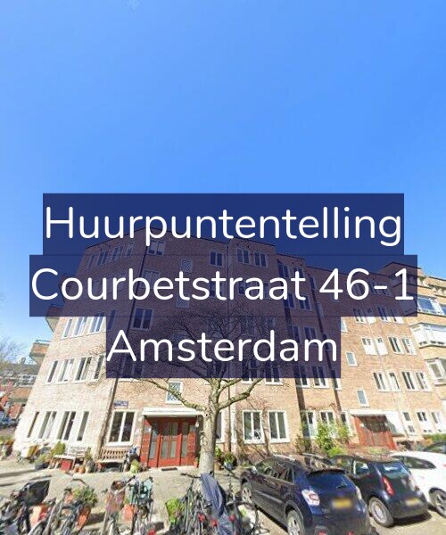 Foto gevel Huurpuntentelling voor Courbetstraat 46-1, Amsterdam