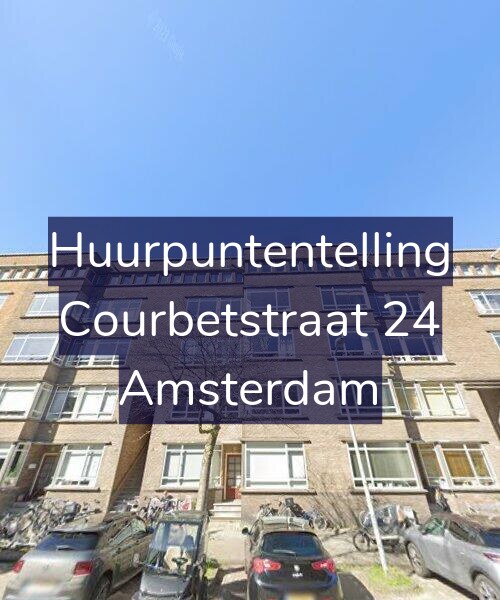 Foto gevel Huurpuntentelling voor Courbetstraat 24, Amsterdam