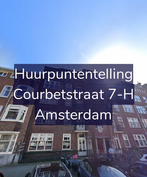 Foto gevel Huurpuntentelling voor Courbetstraat 7-H, Amsterdam