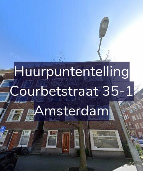 Foto gevel Huurpuntentelling voor Courbetstraat 35-1, Amsterdam