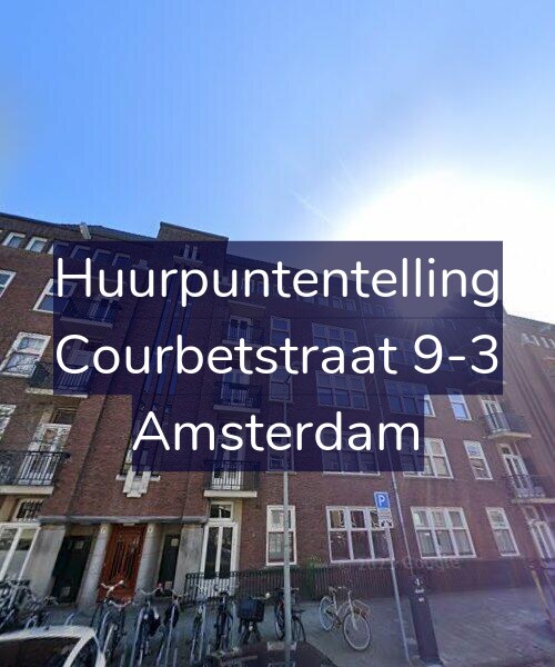 Foto gevel Huurpuntentelling voor Courbetstraat 9-3, Amsterdam