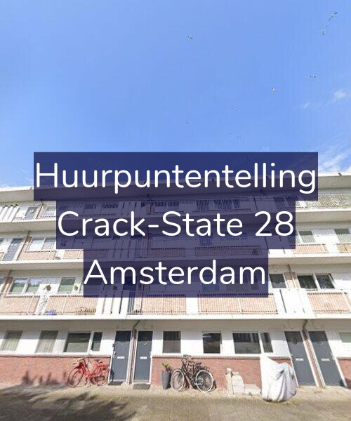 Foto gevel Huurpuntentelling voor Crack-State 28, Amsterdam