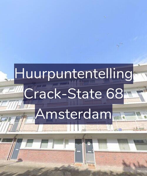 Foto gevel Huurpuntentelling voor Crack-State 68, Amsterdam