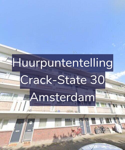 Foto gevel Huurpuntentelling voor Crack-State 30, Amsterdam