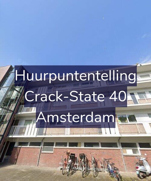 Foto gevel Huurpuntentelling voor Crack-State 40, Amsterdam