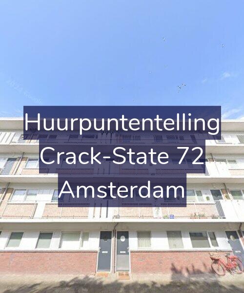 Foto gevel Huurpuntentelling voor Crack-State 72, Amsterdam