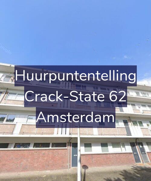 Foto gevel Huurpuntentelling voor Crack-State 62, Amsterdam