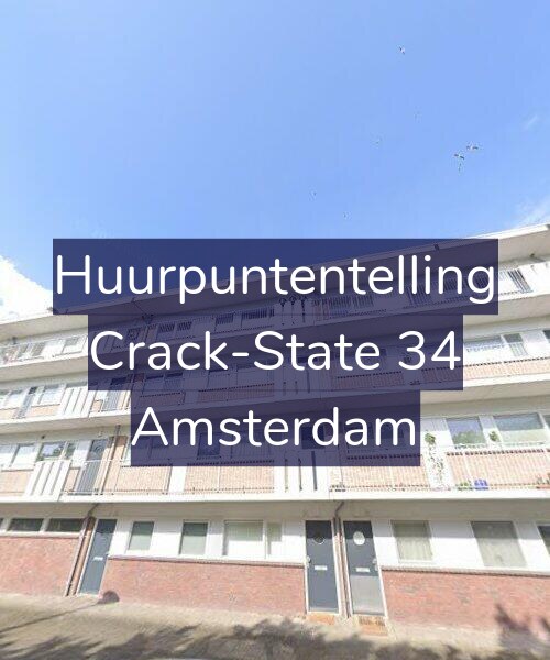 Foto gevel Huurpuntentelling voor Crack-State 34, Amsterdam