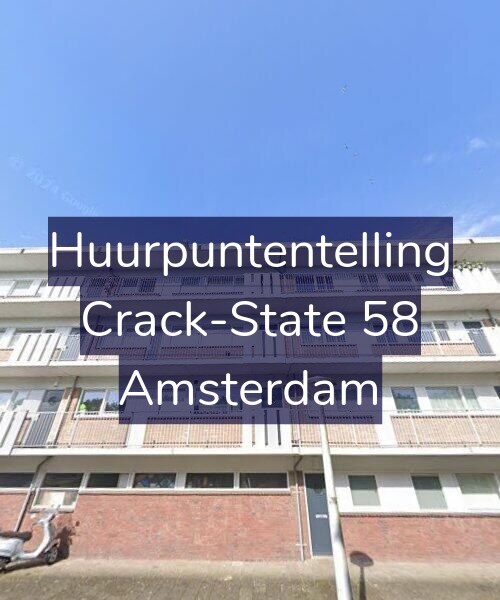 Foto gevel Huurpuntentelling voor Crack-State 58, Amsterdam