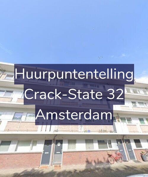 Foto gevel Huurpuntentelling voor Crack-State 32, Amsterdam