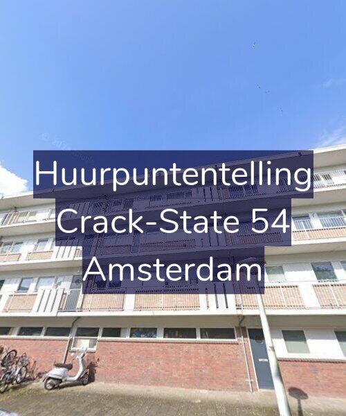 Foto gevel Huurpuntentelling voor Crack-State 54, Amsterdam