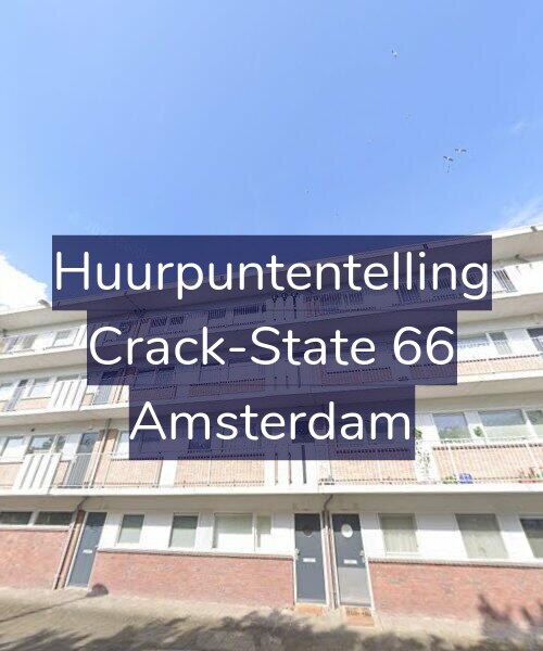 Foto gevel Huurpuntentelling voor Crack-State 66, Amsterdam